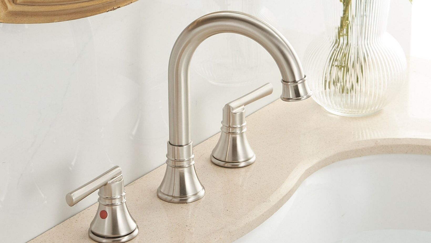 Upgrade Your Bathroom with the Brushed Nickel Widespread Sink Faucet