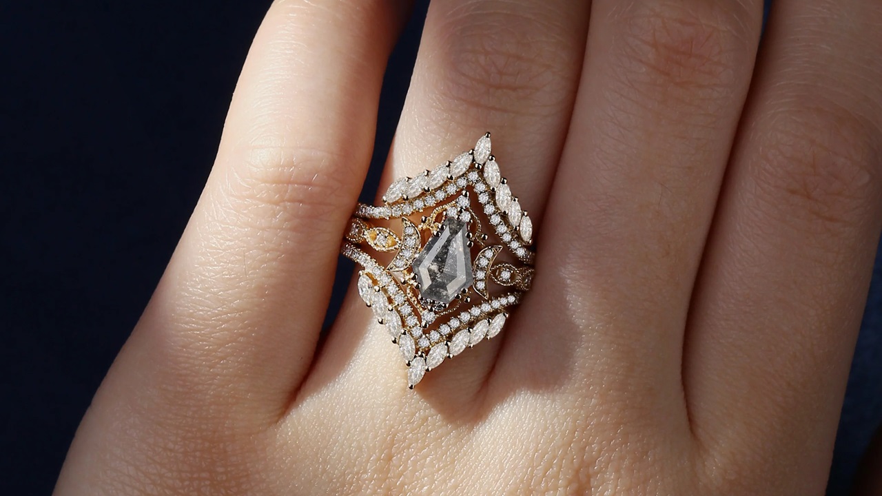 Why Salt and Pepper Diamonds Are Perfect for Non-Traditional Brides